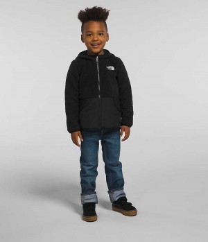 Black Boys' The North Face Forrest Full-Zip Hoodie Fleece Jacket | DUBLIN WTMH