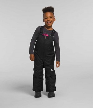 Black Boys' The North Face Freedom Insulated Bib Pants | IRELAND ISRQ