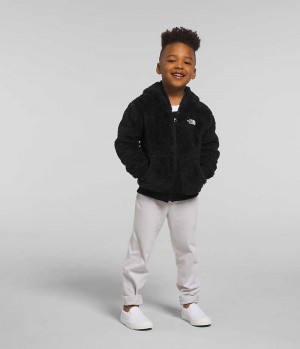 Black Boys' The North Face Suave Oso Full-Zip Hoodie Fleece Jacket | DUBLIN BEQF