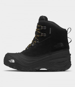 Black Girls'' The North Face Chilkat V Lace Waterproof Winter Boots | DUBLIN CDKN