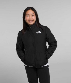 Black Girls'' The North Face Reversible Mossbud Fleece Jacket | DUBLIN KHBO