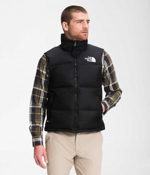 Black Men's The North Face 1996 Retro Nuptse Down Vest | IRELAND PYNB