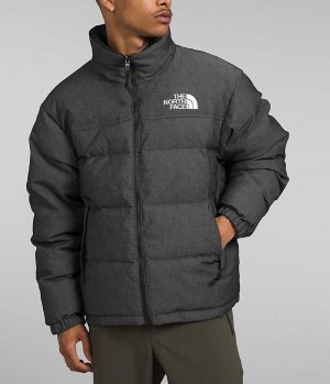 Black Men's The North Face ’92 Reversible Nuptse Puffer Jacket | DUBLIN OLIQ