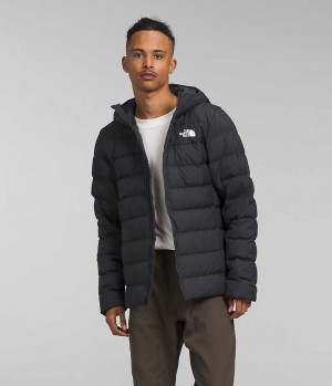 Black Men's The North Face Aconcagua 3 Hoodie Puffer Jacket | DUBLIN EHOV