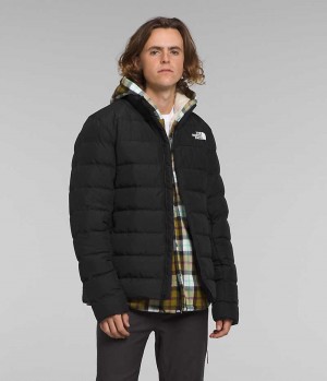 Black Men's The North Face Aconcagua 3 Puffer Jacket | IRELAND HIJW