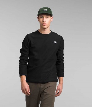 Black Men's The North Face Alpine Polartec® 100 Crew Pullover | DUBLIN PKFQ