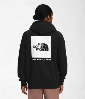 Black Men's The North Face Box NSE Pullover Hoodie | IRELAND MVJK