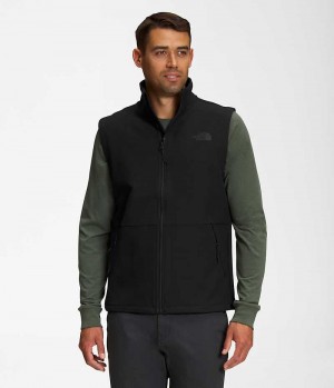 Black Men's The North Face Camden Soft Shell Vest | DUBLIN XZFV