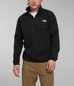 Black Men's The North Face Canyonlands High Altitude ½-Zip Pullover | IRELAND TYIN