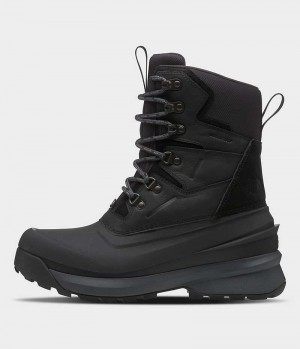 Black Men's The North Face Chilkat V 400 Waterproof Winter Boots | DUBLIN CITH