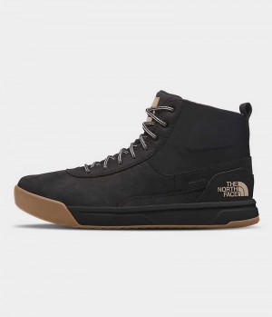 Black Men's The North Face Larimer Mid Waterproof Winter Boots | DUBLIN YMUG