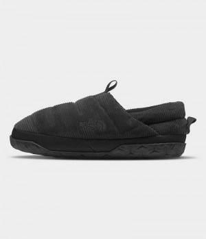 Black Men's The North Face Nuptse Corduroy Mules | IRELAND SPZA