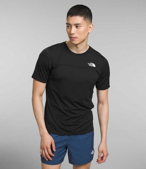 Black Men's The North Face Sunriser Short Sleeve T-Shirt | IRELAND QGWY