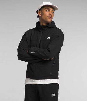 Black Men's The North Face Tekware™ Grid Hoodie Fleece Jacket | IRELAND MFDS