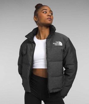 Black Women's The North Face ’92 Reversible Nuptse Puffer Jacket | DUBLIN ISBA