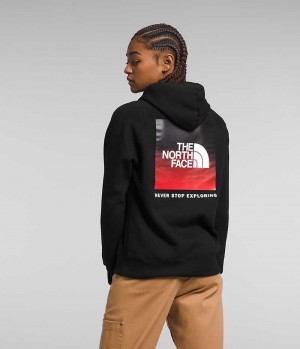 Black Women's The North Face Box NSE Pullover Hoodie | IRELAND HEOV