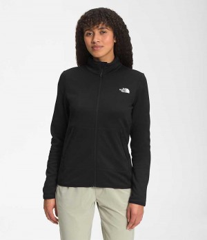 Black Women's The North Face Canyonlands Full-Zip Fleece Jacket | DUBLIN TCLI