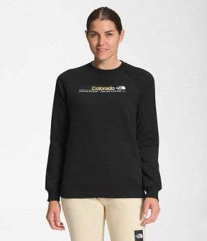 Black Women's The North Face City Crew Pullover | DUBLIN NMFH