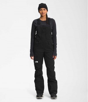 Black Women's The North Face Freedom Insulated Bib Pants | DUBLIN RDGP