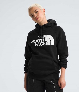 Black Women's The North Face Half Dome Pullover Hoodie | DUBLIN QTUJ