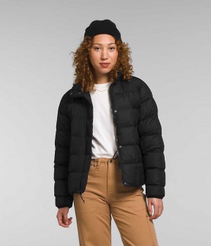 Black Women's The North Face Lhotse Reversible Puffer Jacket | DUBLIN BMYU