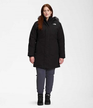 Black Women's The North Face Plus Arctic Coat | IRELAND XWZQ