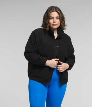 Black Women's The North Face Plus Cragmont Fleece Jacket | IRELAND TPWJ