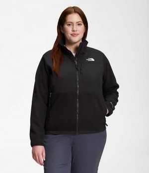 Black Women's The North Face Plus Denali Fleece Jacket | DUBLIN EHOS