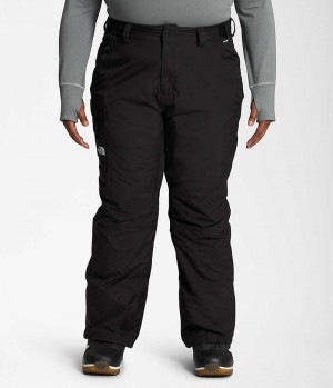 Black Women's The North Face Plus Freedom Insulated Pants | DUBLIN ATZN