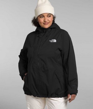 Black Women's The North Face Plus Freedom Stretch Insulated Jacket | IRELAND EFOB