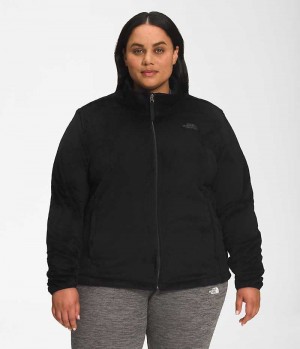 Black Women's The North Face Plus Osito Fleece Jacket | DUBLIN WSLT