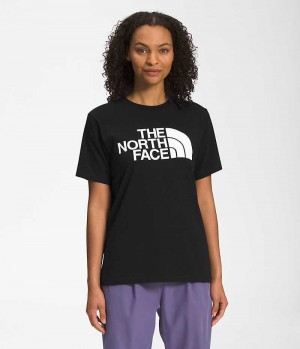 Black Women's The North Face Short Sleeve Half Dome T-Shirt | DUBLIN AGKR