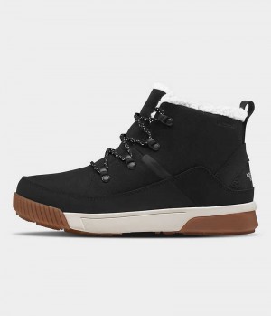 Black Women's The North Face Sierra Mid Lace Waterproof Winter Boots | IRELAND SNAQ