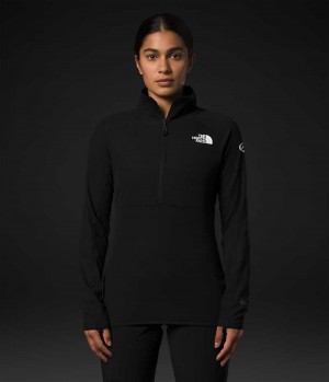 Black Women's The North Face Summit Series FUTUREFLEECE™ LT ½-Zip Sweatshirt | IRELAND SDMH