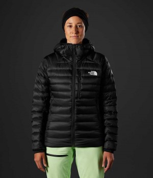 Black Women's The North Face Summit Series Breithorn Hoodie Puffer Jacket | IRELAND OVPN