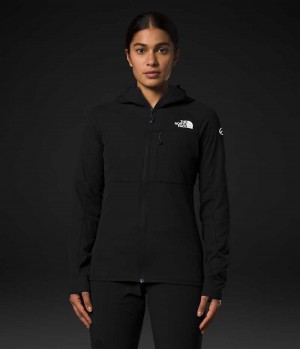 Black Women's The North Face Summit Series FUTUREFLEECE™ Full-Zip Hoodie Fleece Jacket | IRELAND NMUK