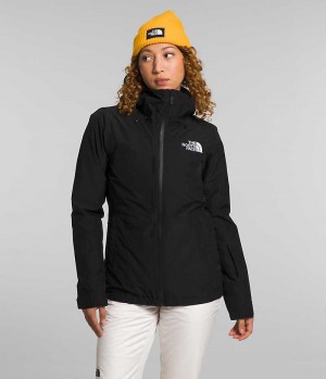 Black Women's The North Face ThermoBall™ Eco Snow Triclimate® Insulated Jacket | DUBLIN MCYN