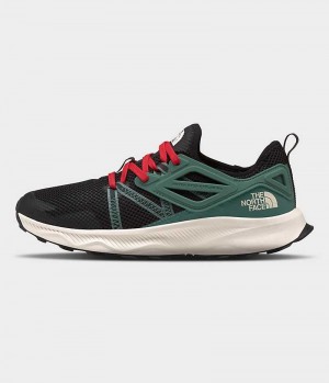 Black / Green Men's The North Face Oxeye Hiking Shoes | DUBLIN OLWT