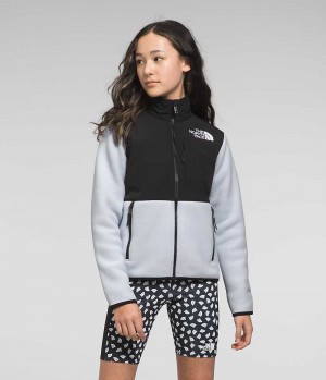 Black / Grey Girls'' The North Face Denali Fleece Jacket | DUBLIN KJTA