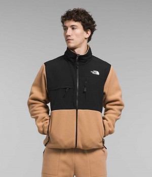 Black / Khaki Men's The North Face Denali Fleece Jacket | DUBLIN FMKY