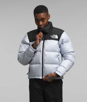 Black / White Women's The North Face 1996 Retro Nuptse Puffer Jacket | DUBLIN TFKG