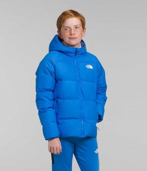 Blue Boys' The North Face Reversible North Hooded Puffer Jacket | IRELAND YVWB