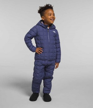 Blue Boys' The North Face Reversible ThermoBall™ Hooded Puffer Jacket | IRELAND TWHN