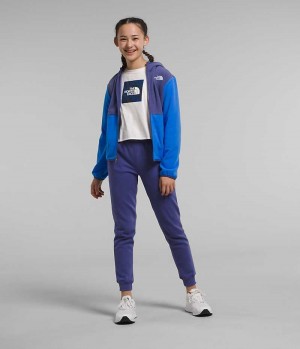 Blue Girls'' The North Face Glacier Full-Zip Hooded Fleece Jacket | IRELAND MPWI