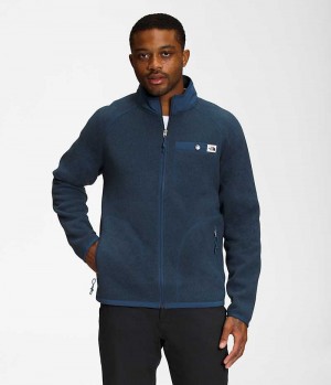 Blue Men's The North Face Gordon Lyons Full-Zip Fleece Jacket | IRELAND IMRN