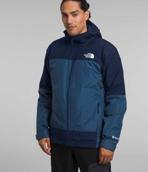 Blue Men's The North Face Mountain Light Triclimate® GTX Hooded Jacket | IRELAND DWQJ