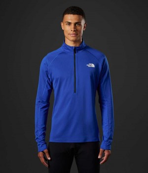 Blue Men's The North Face Summit Series Crevasse ½-Zip Sweatshirt | IRELAND KRYD