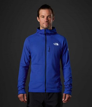 Blue Men's The North Face Summit Series FUTUREFLEECE™ Full-Zip Hoodie Fleece Jacket | DUBLIN FTSU