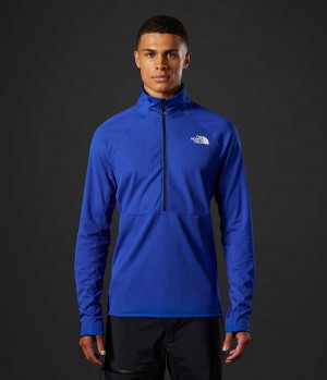 Blue Men's The North Face Summit Series FUTUREFLEECE™ LT ½-Zip Pullover | DUBLIN JDTZ