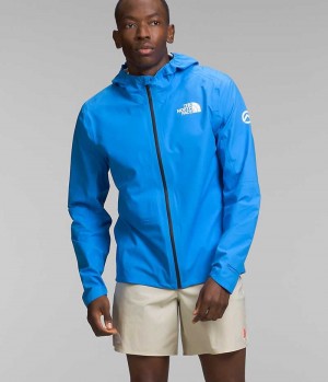 Blue Men's The North Face Summit Series Superior FUTURELIGHT™ Rain Jacket | IRELAND QKHB